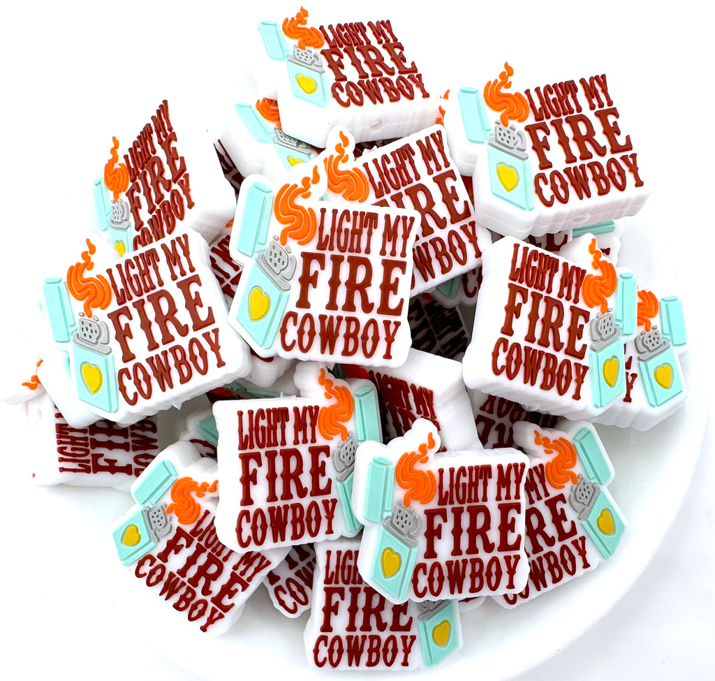 Light My Fire Cowboy Silicone Focal Beads