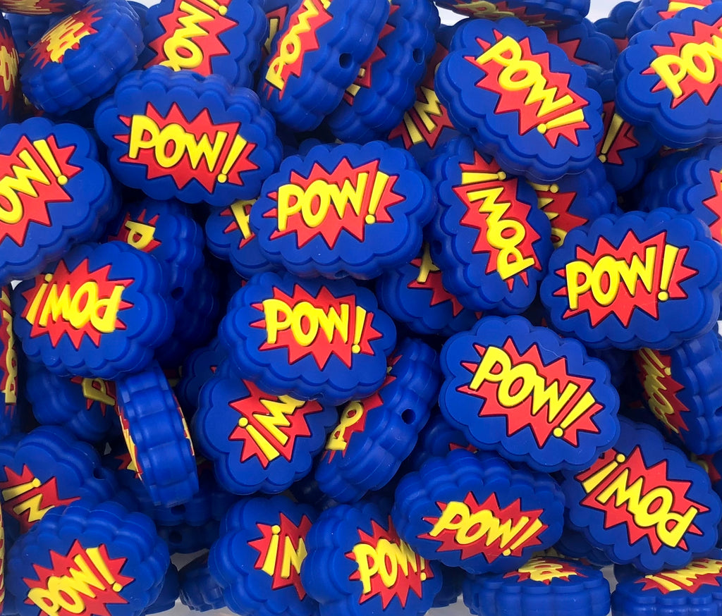 POW! Silicone Focal Beads