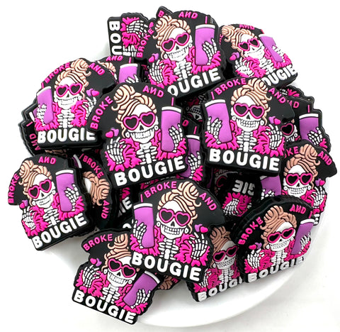 Broke and Bougie Silicone Focal Beads