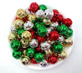 16mm UV Christmas Bell AB Chunky Beads