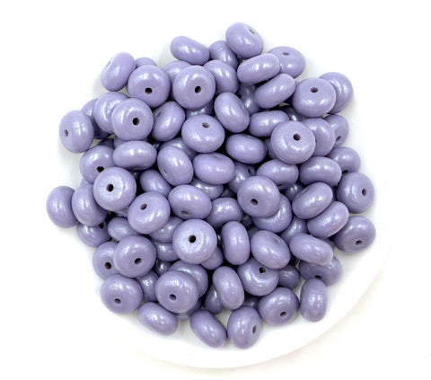 14mm Tropical Lilac Opal Mini Abacus Silicone Beads