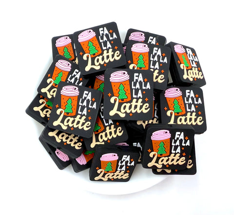 Fa La La La Latte Silicone Focal Beads