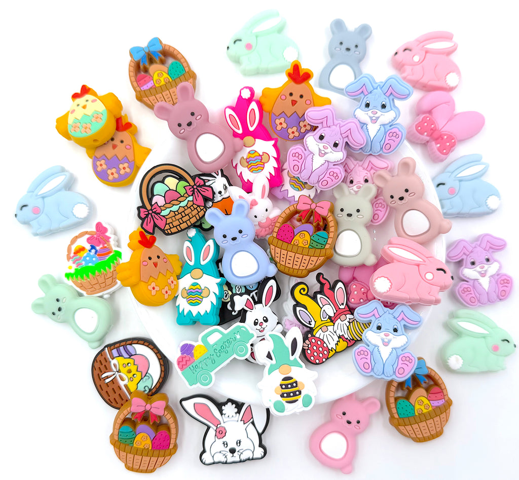 Easter Silicone Focal Bead Mix