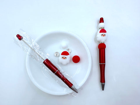 Santa Beadable Pen Kit