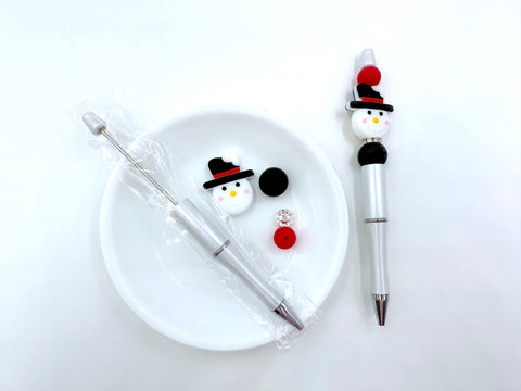 Snowman Beadable Pen Kit