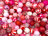 SALE! Valentine's Day Chunky Beads, Grab bag of Chunky Beads