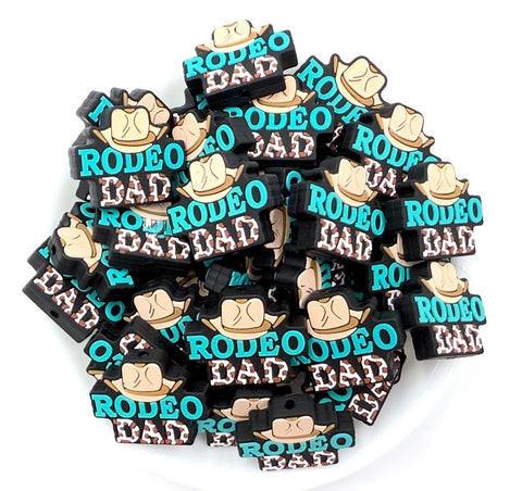 Rodeo Dad Silicone Focal Beads