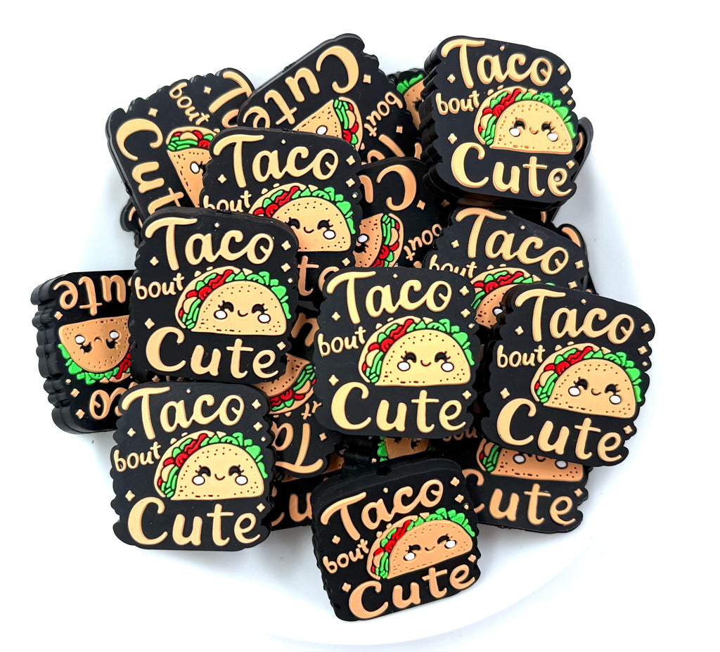 Taco Bout Cute Silicone Focal Beads