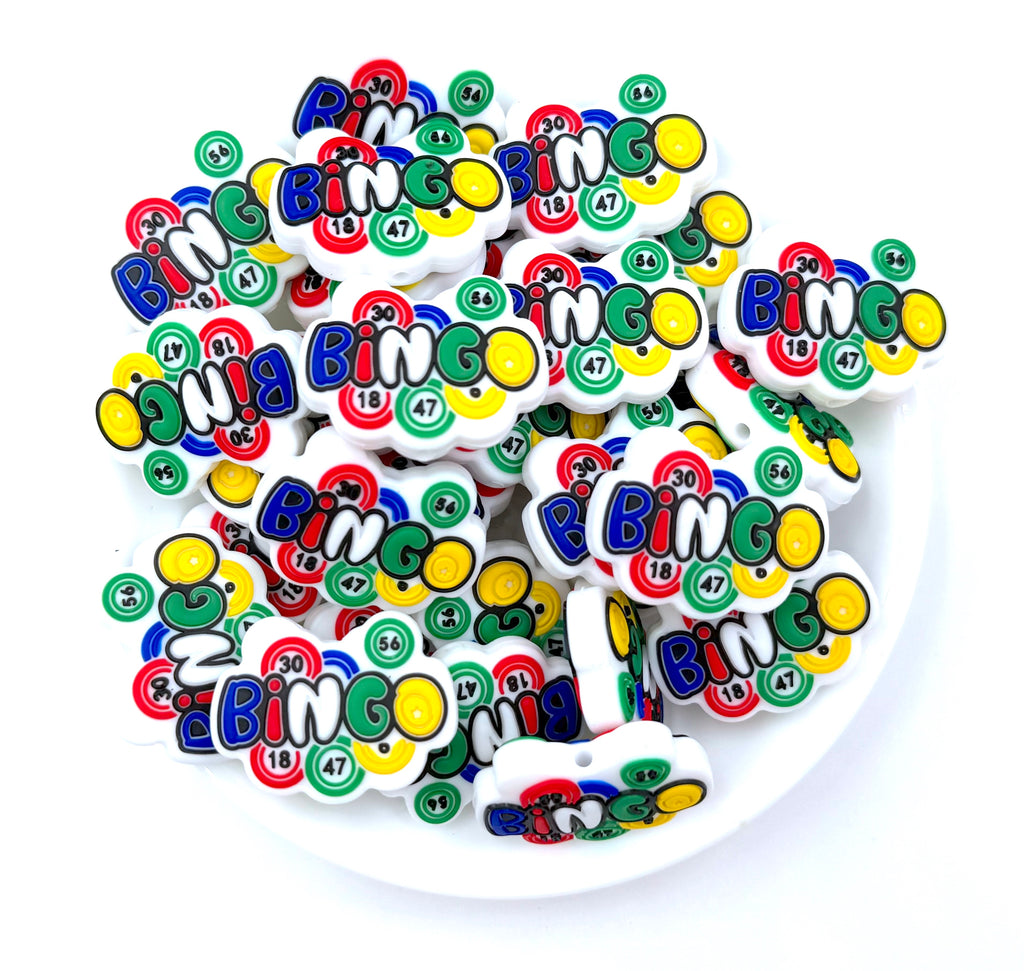 Bingo Silicone Focal Beads