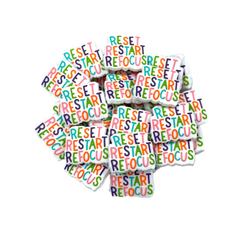 Reset, Restart, Refocus Silicone Focal Beads