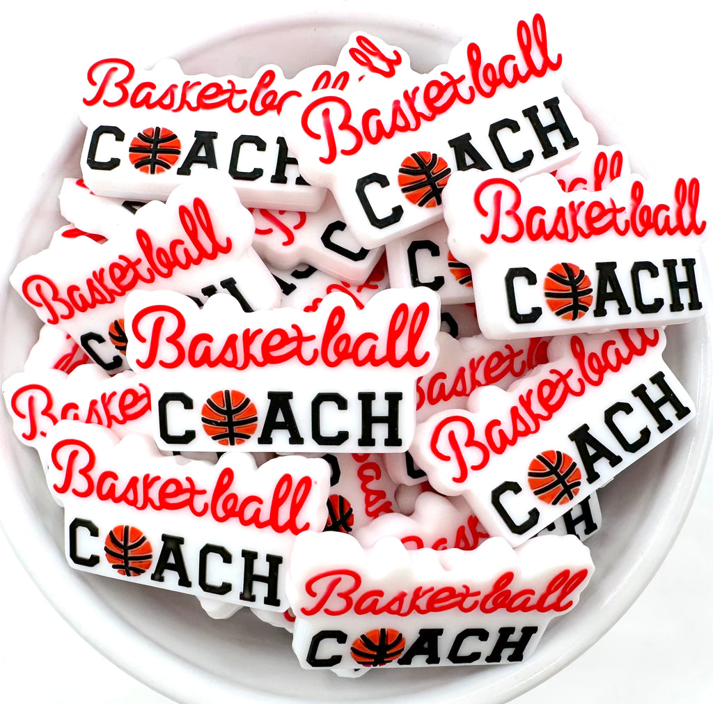 Basketball Coach Silicone Beads