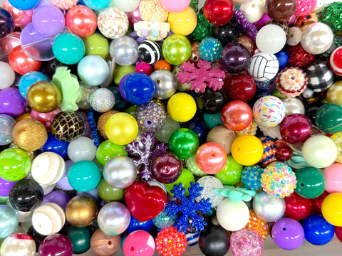20 Chunky Beads-- Mix of Chunky Beads