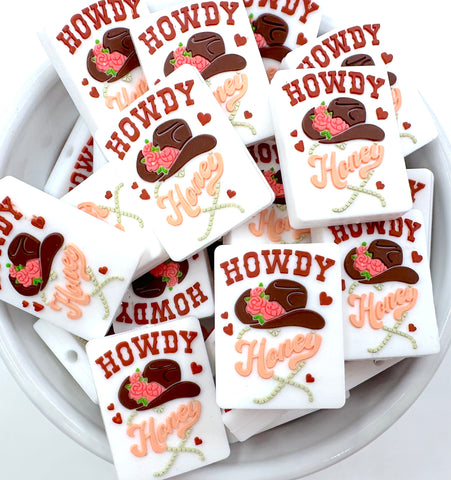 Howdy Honey Silicone Focal Beads