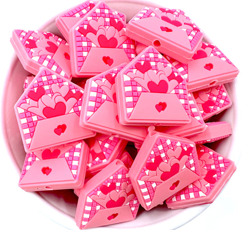 Love Letter Silicone Focal Beads