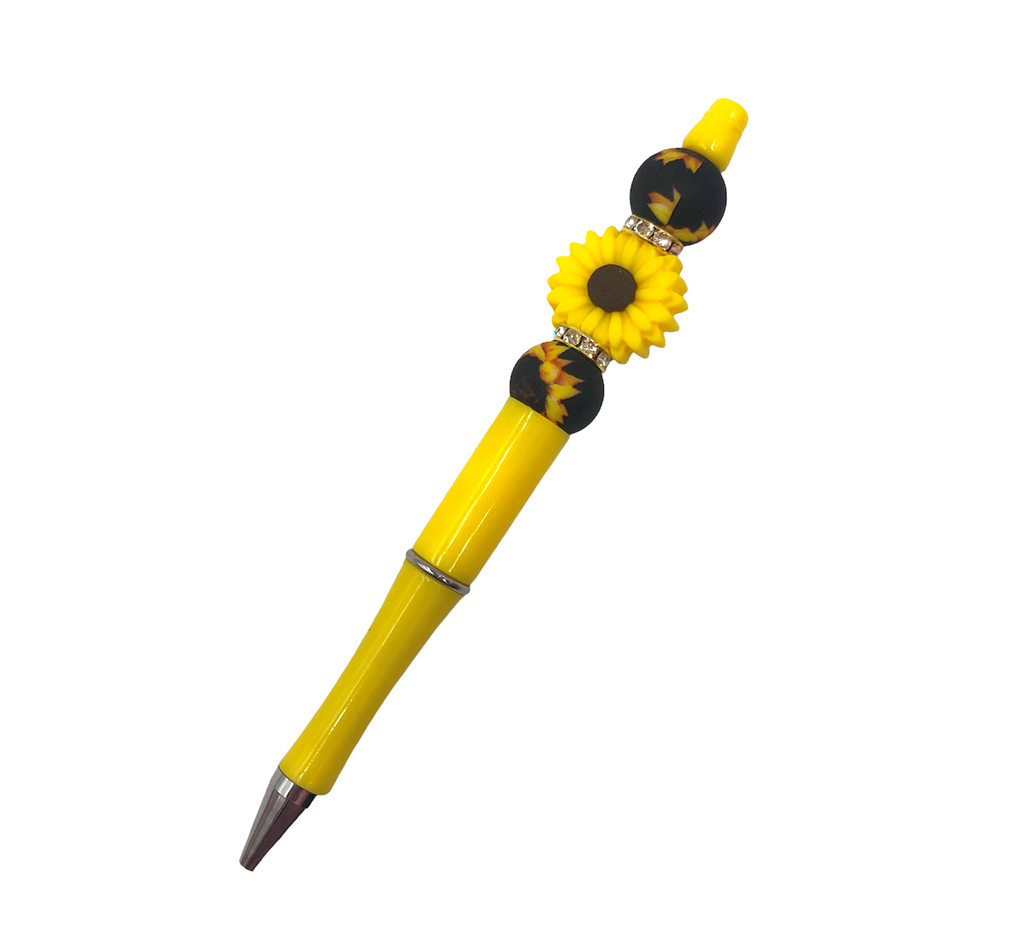 Sunflower Beadable Pen Kit – USA Silicone Bead Supply Princess Bead Supply