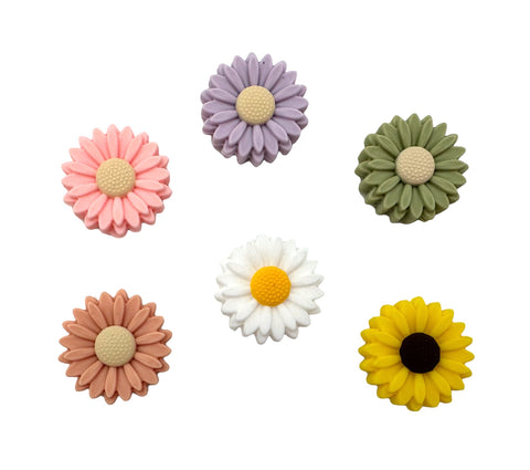 Flower Silicone Bead Focal Pack
