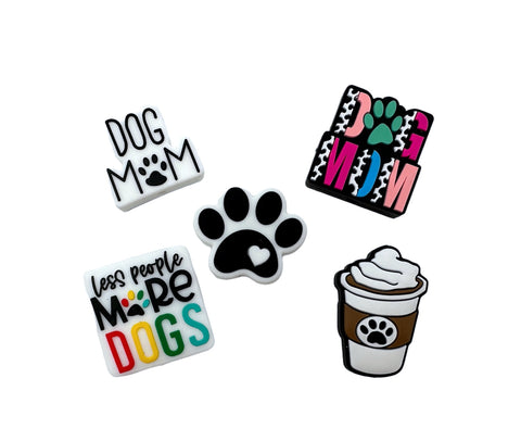 Dog Mom Silicone Bead Focal Pack