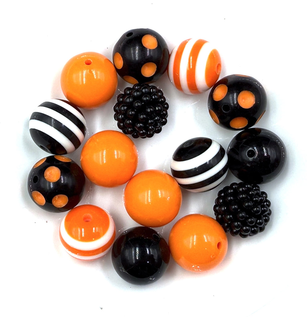 20mm Halloween Bead Mix--16 Beads