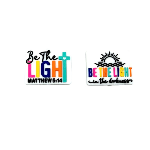 Be The Light In The Darkness Silicone Focal Beads