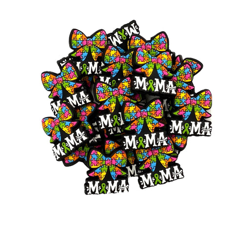 Mama "Awareness" Silicone Focal Beads