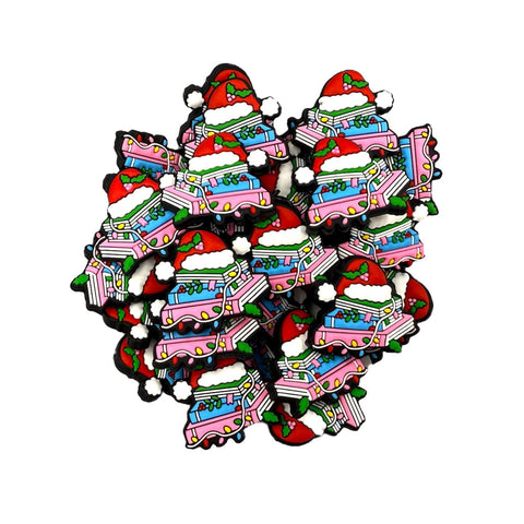 Christmas Books Silicone Focal Beads