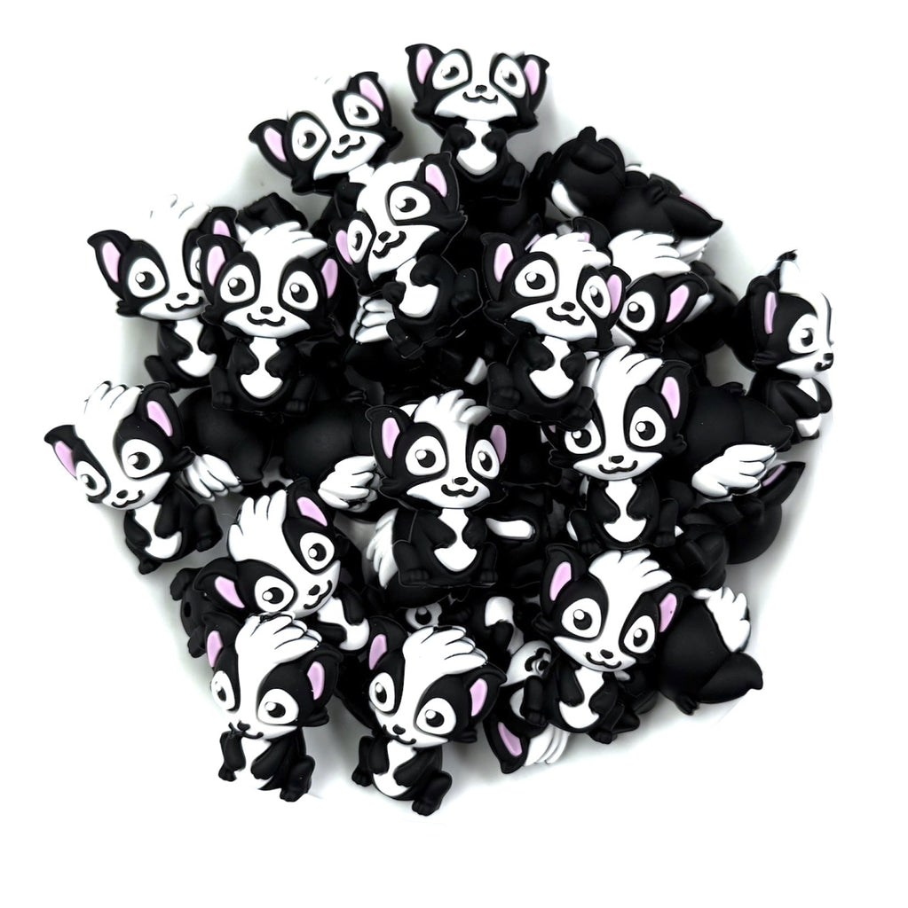 Skunk 3D Silicone Focal Beads
