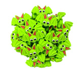 Green Bat Silicone Focal Beads