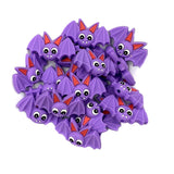Purple Bat Silicone Focal Beads