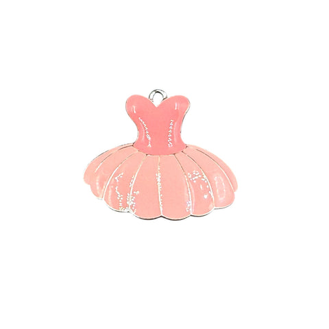 Ballet Tutu Enamel Pendant