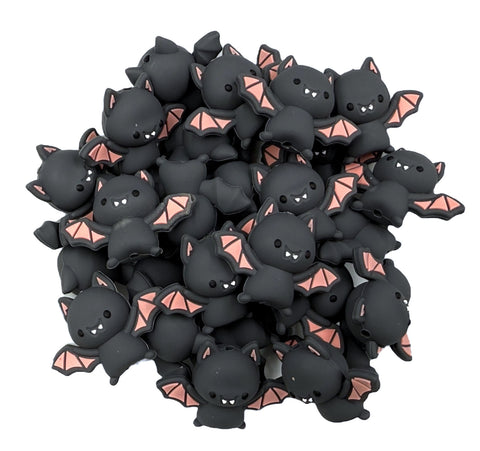 3D Bat Silicone Focal Beads