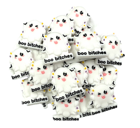 Boo *itches Silicone Focal Beads