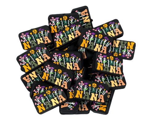 Nana Flower Silicone Focal Beads