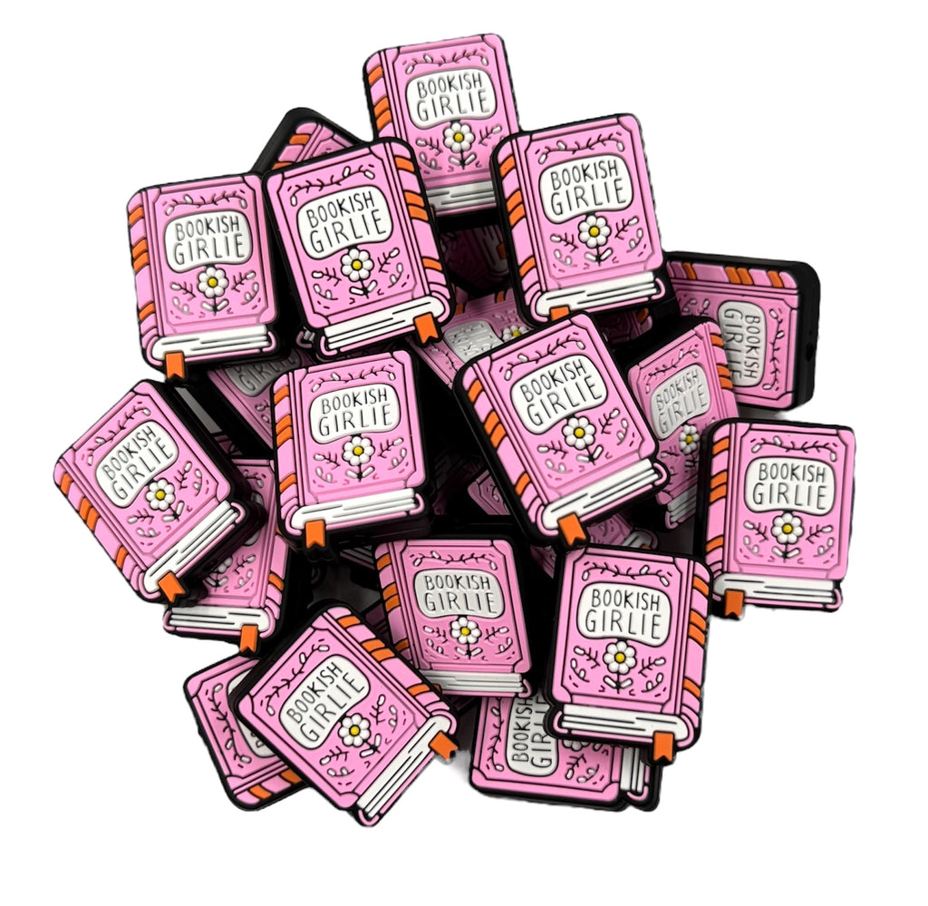 Bookish Girlie Silicone Focal Beads