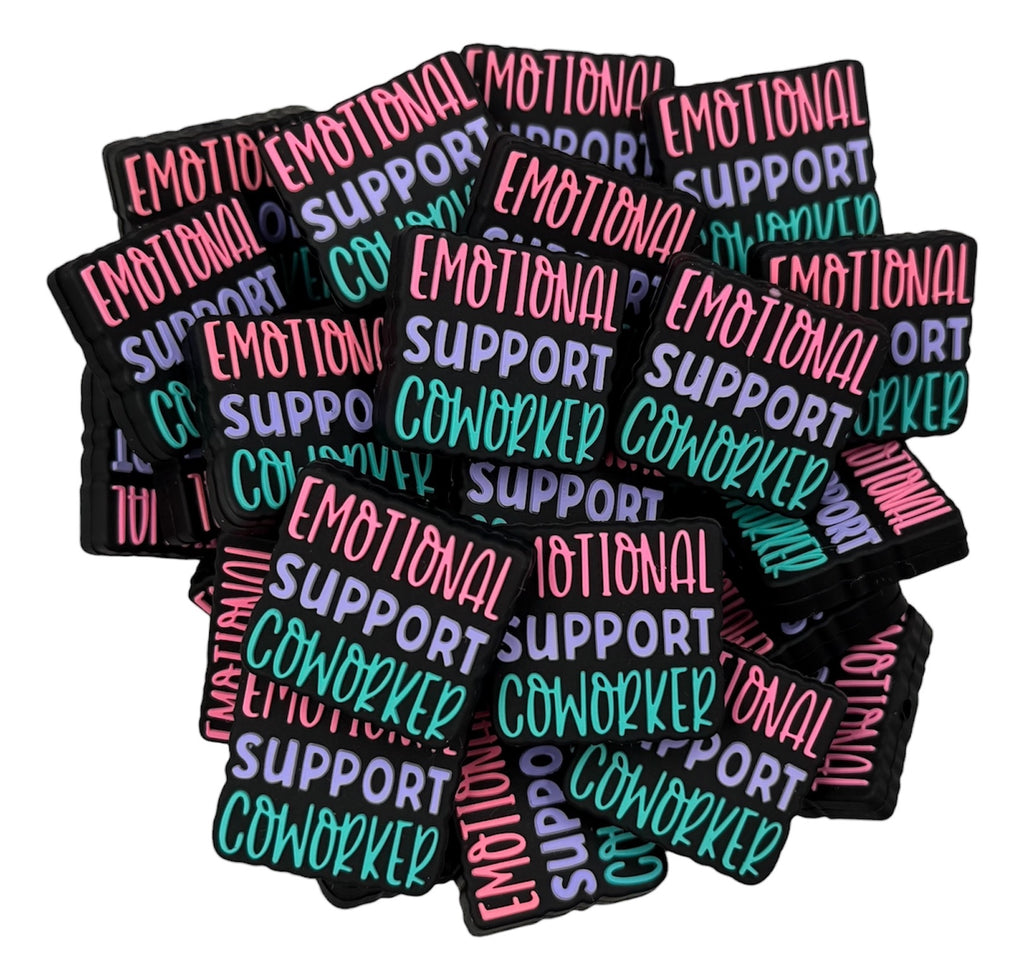 Emotional Support Coworker Silicone Focal Beads