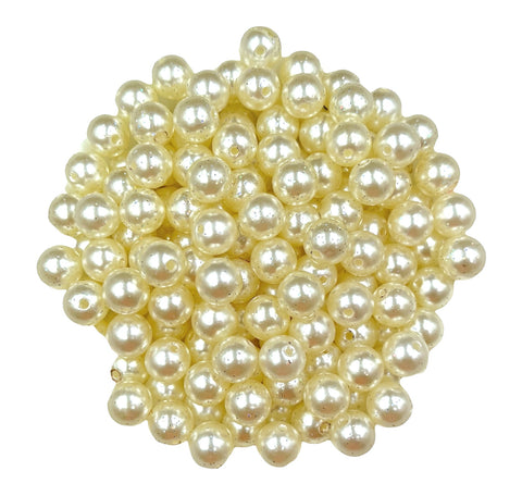12mm Ivory Glitter Pearls
