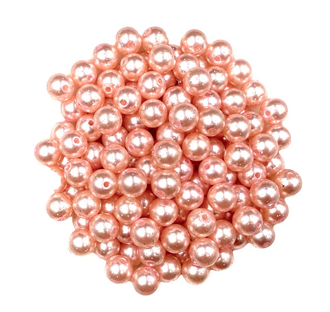 12mm Pink Glitter Pearls