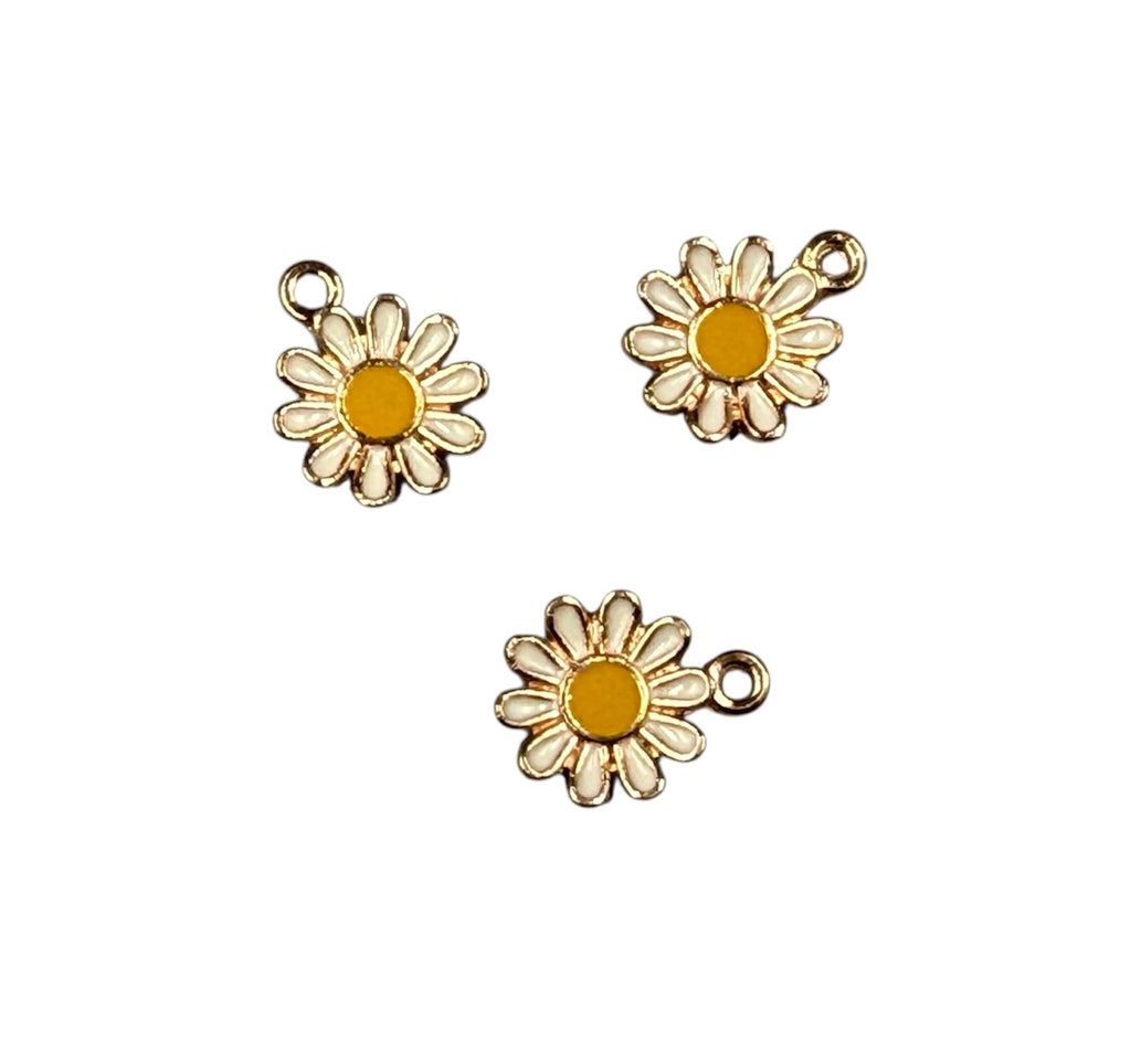 22mm Daisy Flower Charms