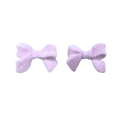 Purple Acrylic Bow Beads