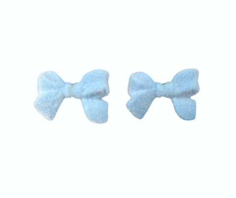 Baby Blue Acrylic Bow Beads