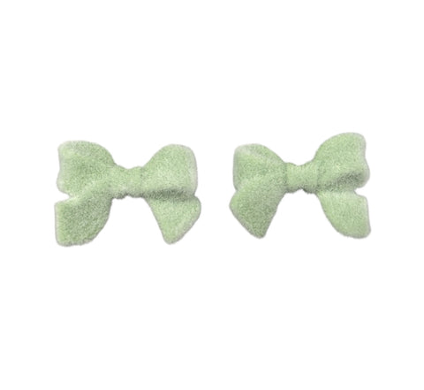 Green Acrylic Bow Beads