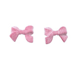 Hot Pink Acrylic Bow Beads
