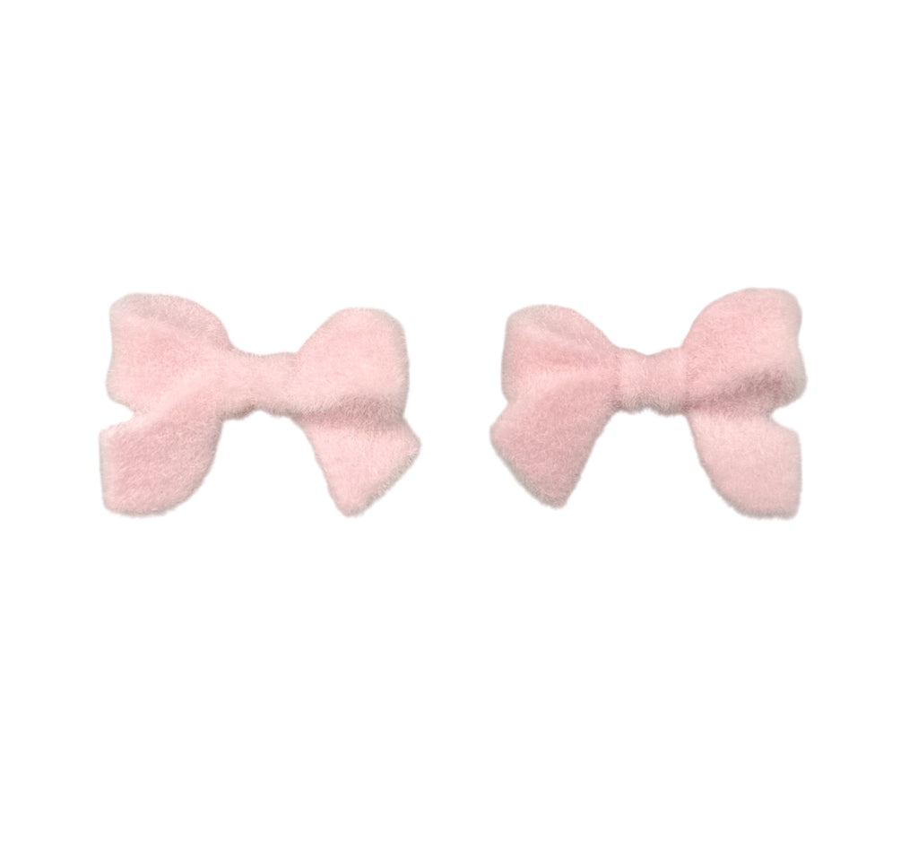 Light Pink Acrylic Bow Beads