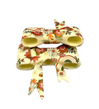 Flowers, Rainbows & Butterflies 3D Silicone Bow Focal Bead Straw Topper