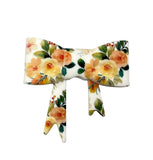 Rose Garden 3D Silicone Bow Focal Bead Straw Topper