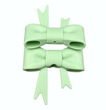 Mint Green 3D Silicone Bow Focal Bead Straw Topper