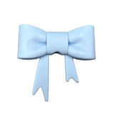 Baby Blue 3D Silicone Bow Focal Bead Straw Topper