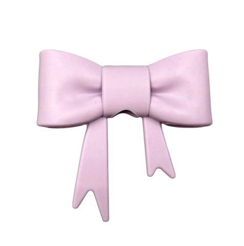 Lilac Purple 3D Silicone Bow Focal Bead Straw Topper