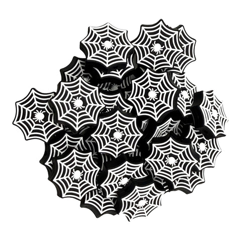 Spider Web Silicone Focal Beads