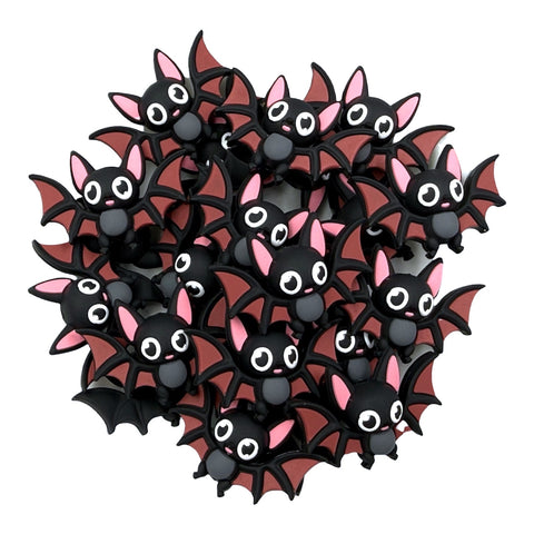 3D Bat Silicone Focal Beads