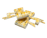 Yellow Daisy 3D Silicone Bow Focal Bead Straw Topper